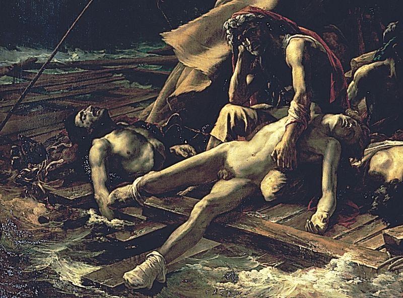 Theodore   Gericault Raft of the Medusa oil painting picture